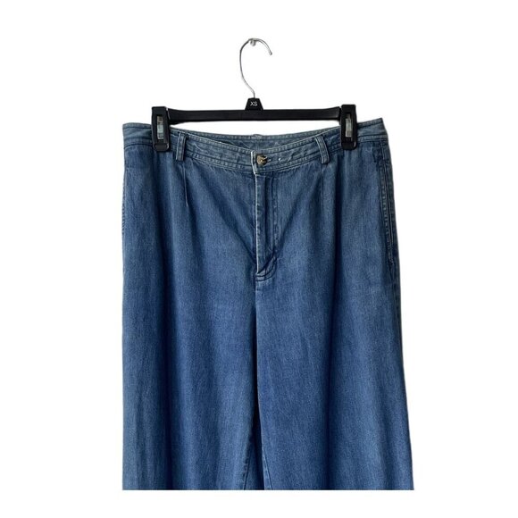 Talbots Southwestern Jeans Size 10 Coastal Grandma Embroidered Straight Aztec - Picture 2 of 10